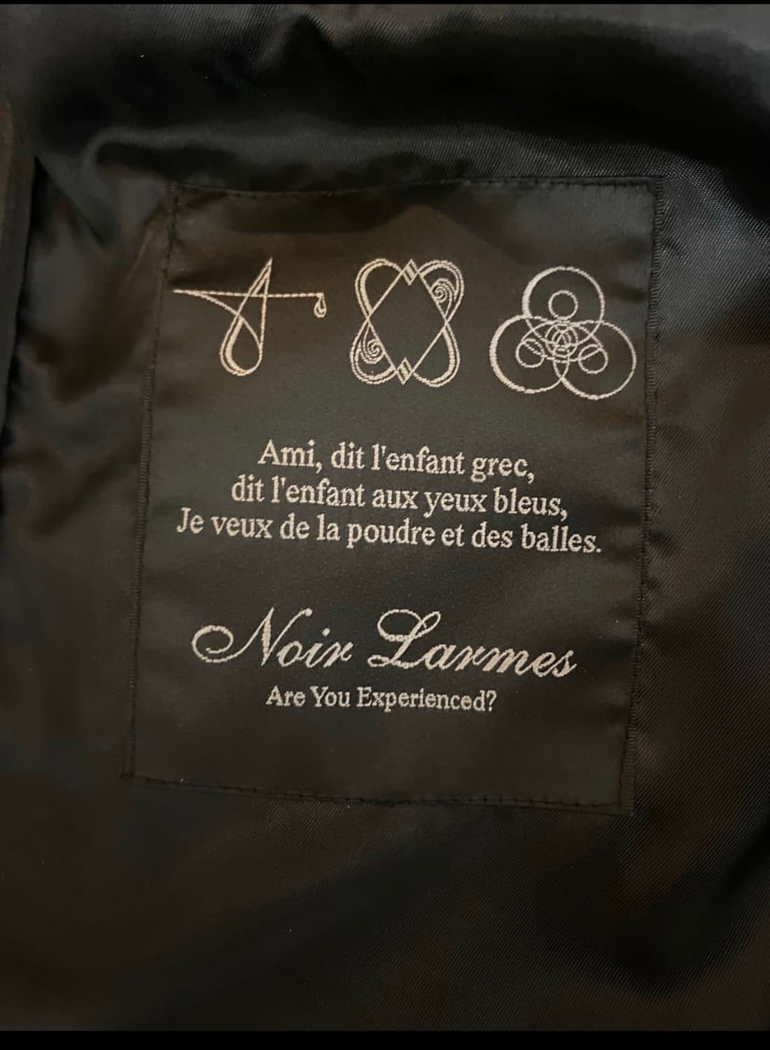 느와르 라르메스 램스킨 더블자켓 상품이미지4