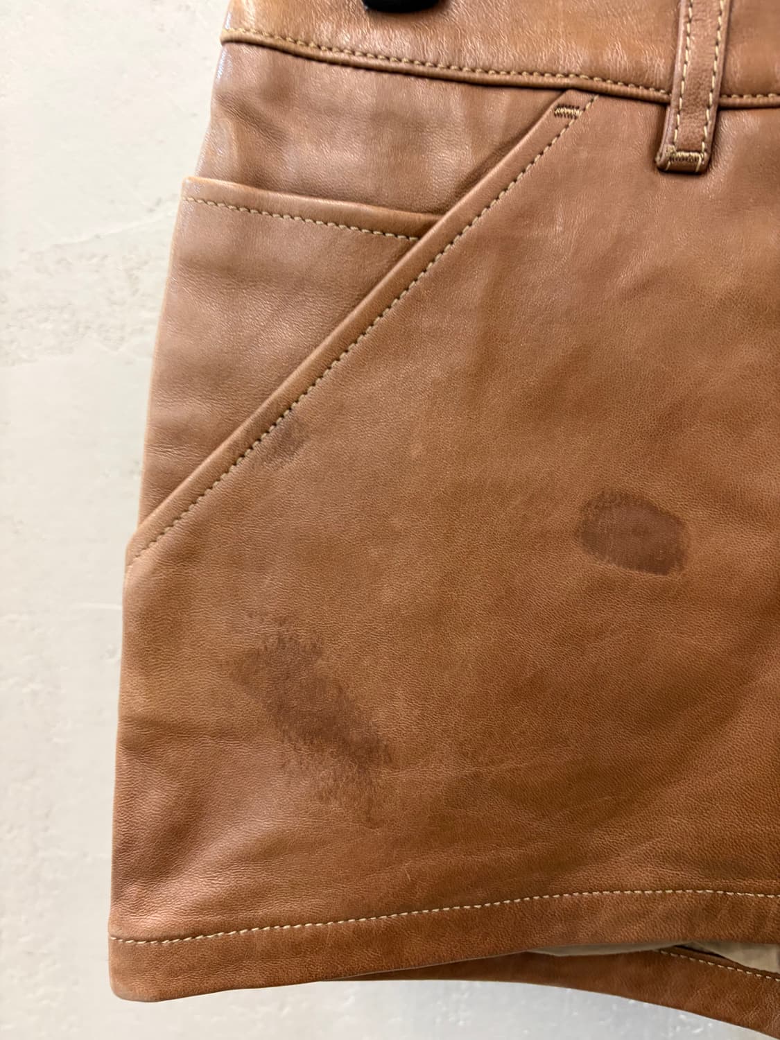 A.P.C. 아페쎄 양가죽 숏팬츠 36  상품이미지3