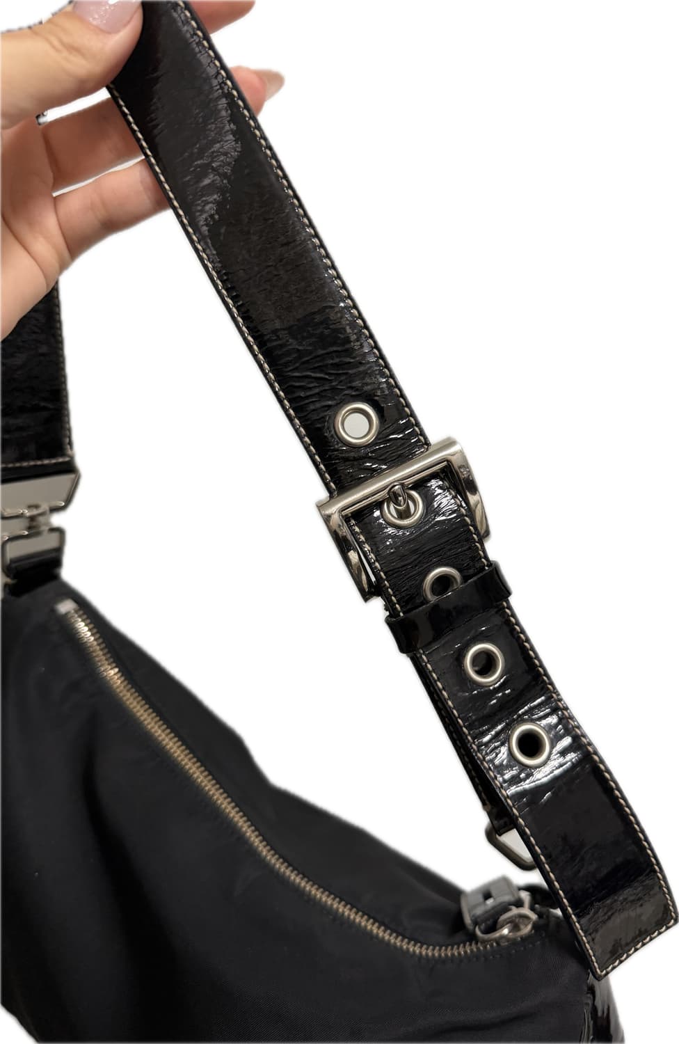 프라다 테수토 나일론 숄더백 블랙 상품이미지4