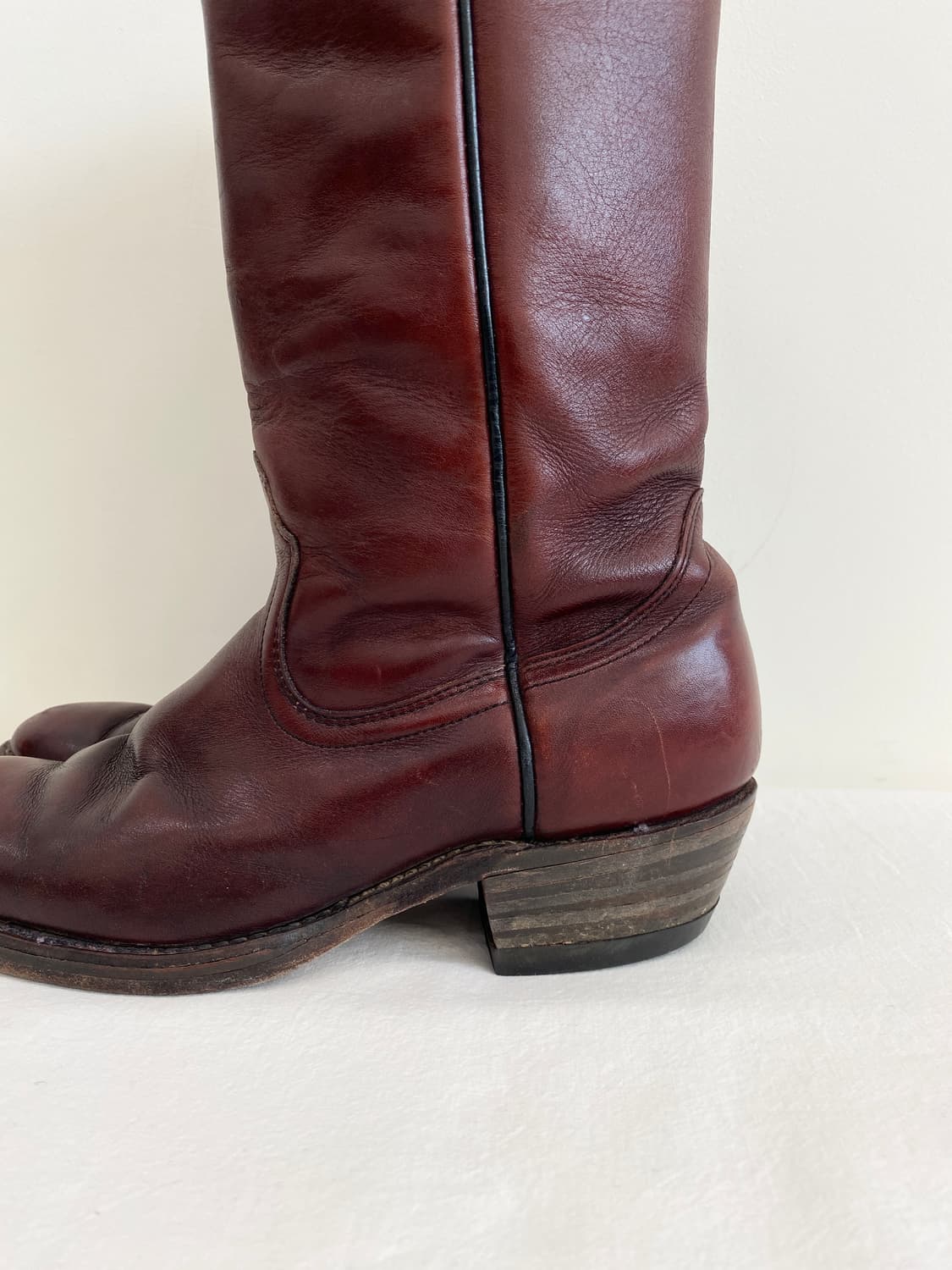 70‘s 에디바우어 레더 풀온 부츠 상품이미지3