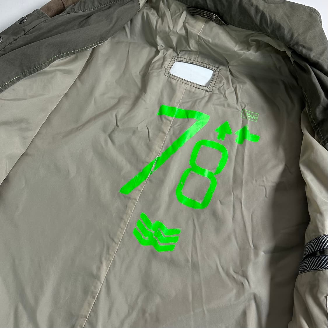 디젤 카키 블루종 자켓 상품이미지7