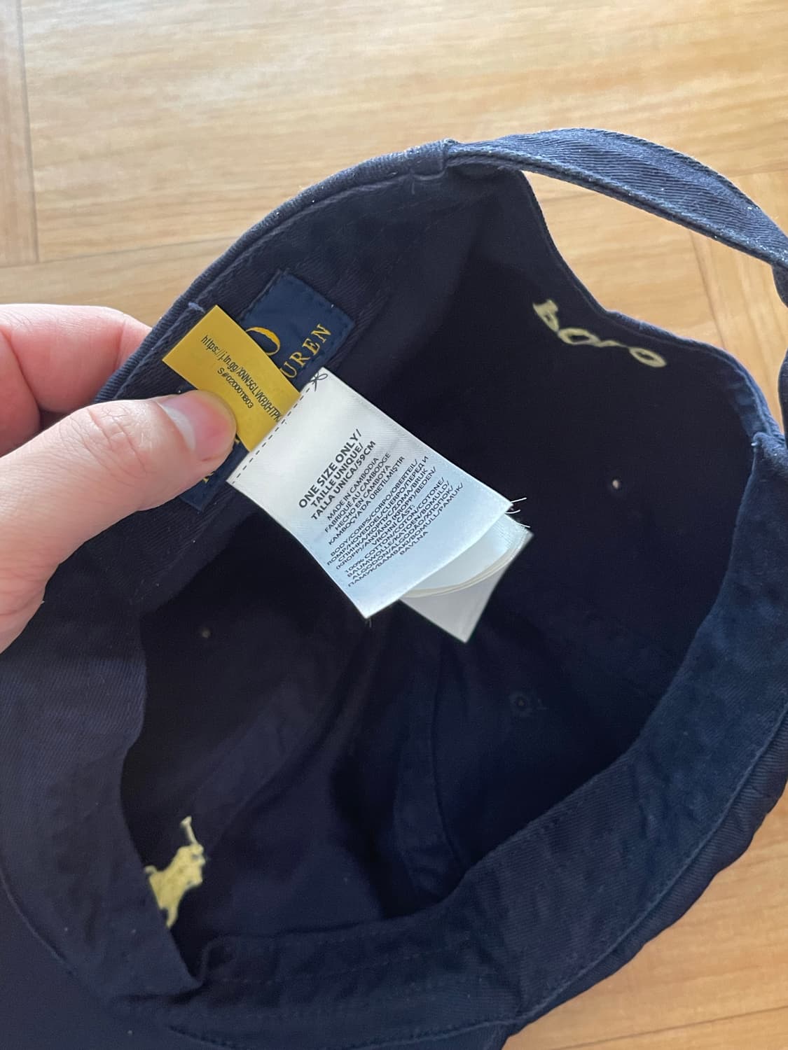 폴로 랄프로렌 코튼 치노 볼캡 네이비 상품이미지5