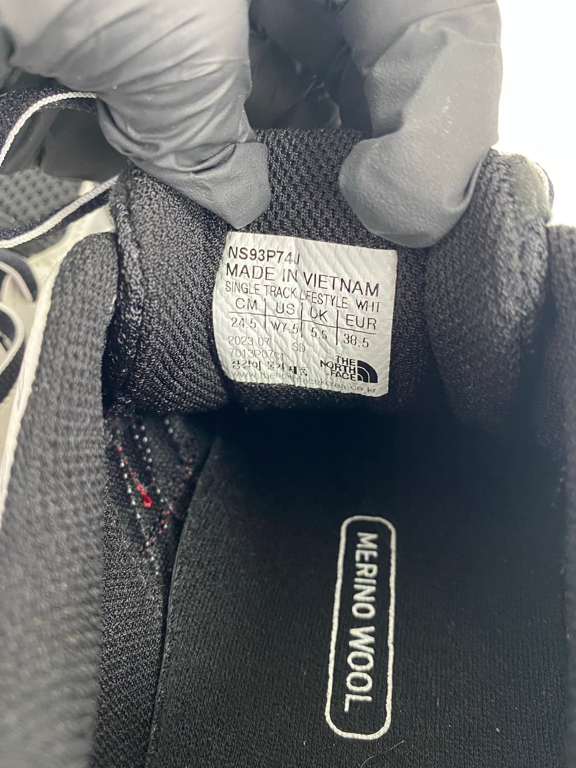 노스페이스 화이트라벨 싱글트랙 운동화 스니커즈 245 <85> 상품이미지8