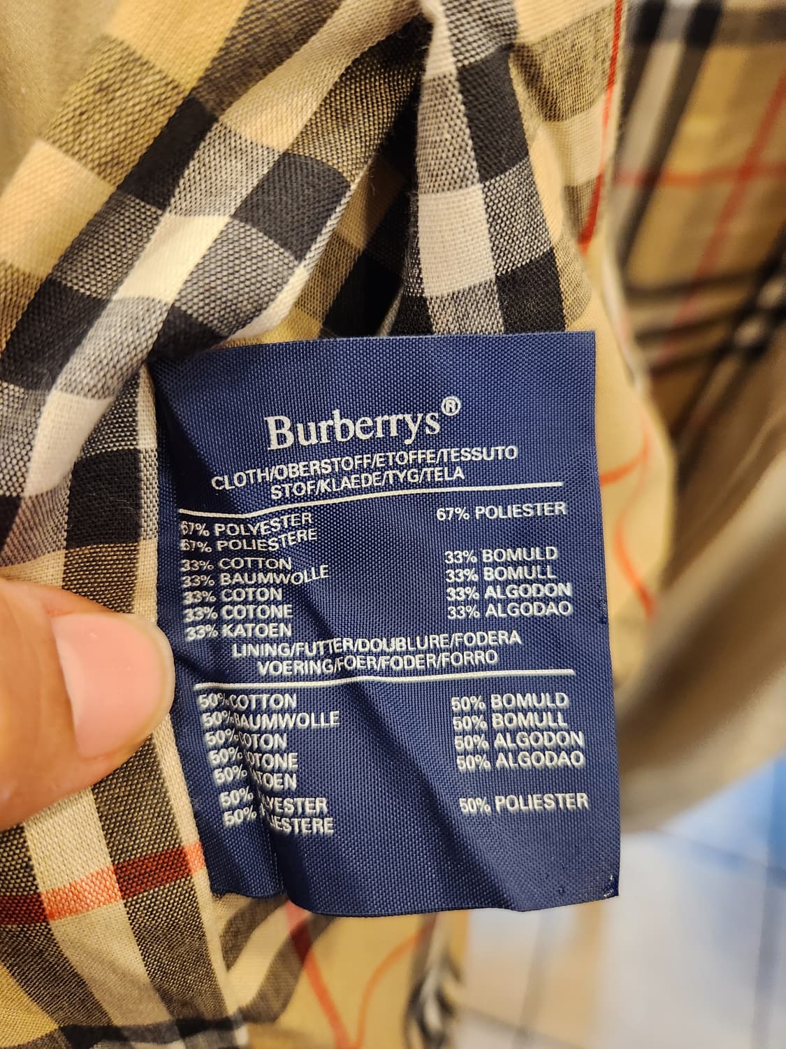 버버리 싱글코트 상품이미지10