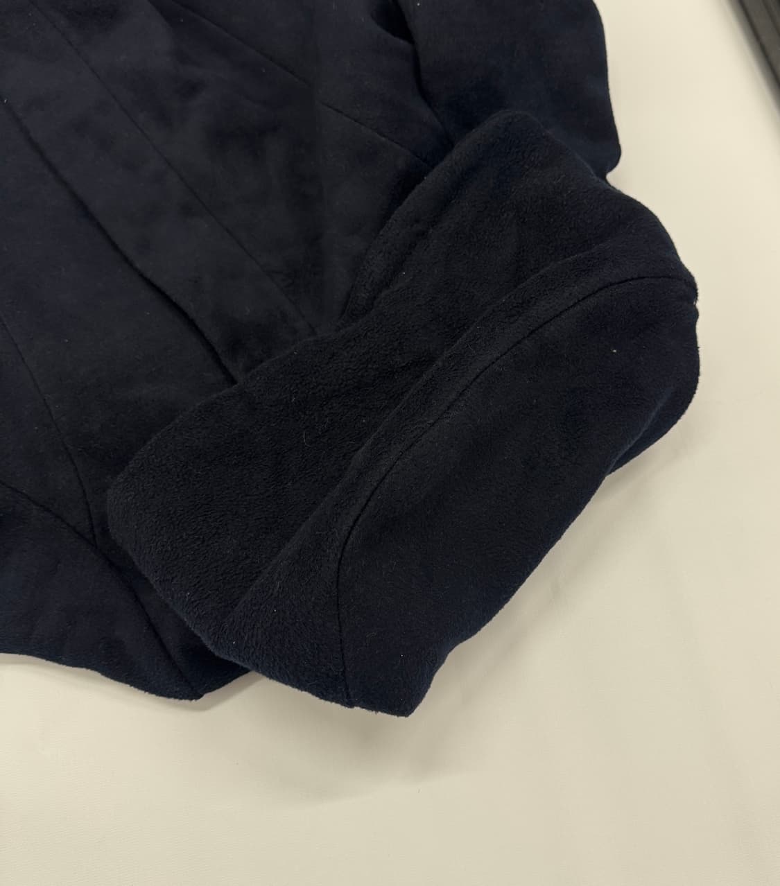 ARTICLE 네이비 후드 숏 집업 코트 그런지 러블리 히피 하구미  상품이미지5