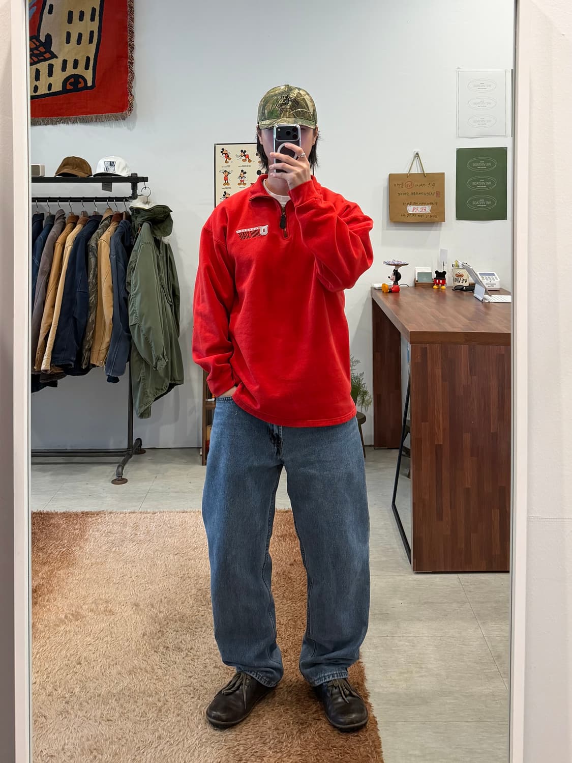 90s Starter 스타터 하프 집업 스웻셔츠 (made in USA) 상품이미지2