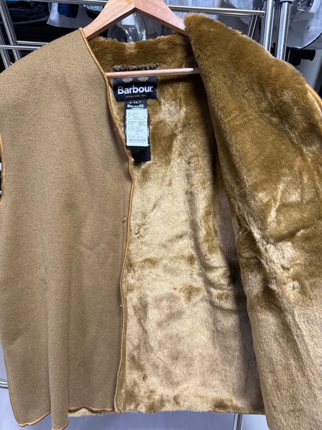 바버 인터내셔널 오리지널 왁스자켓 100-105 팝니다 상품이미지7