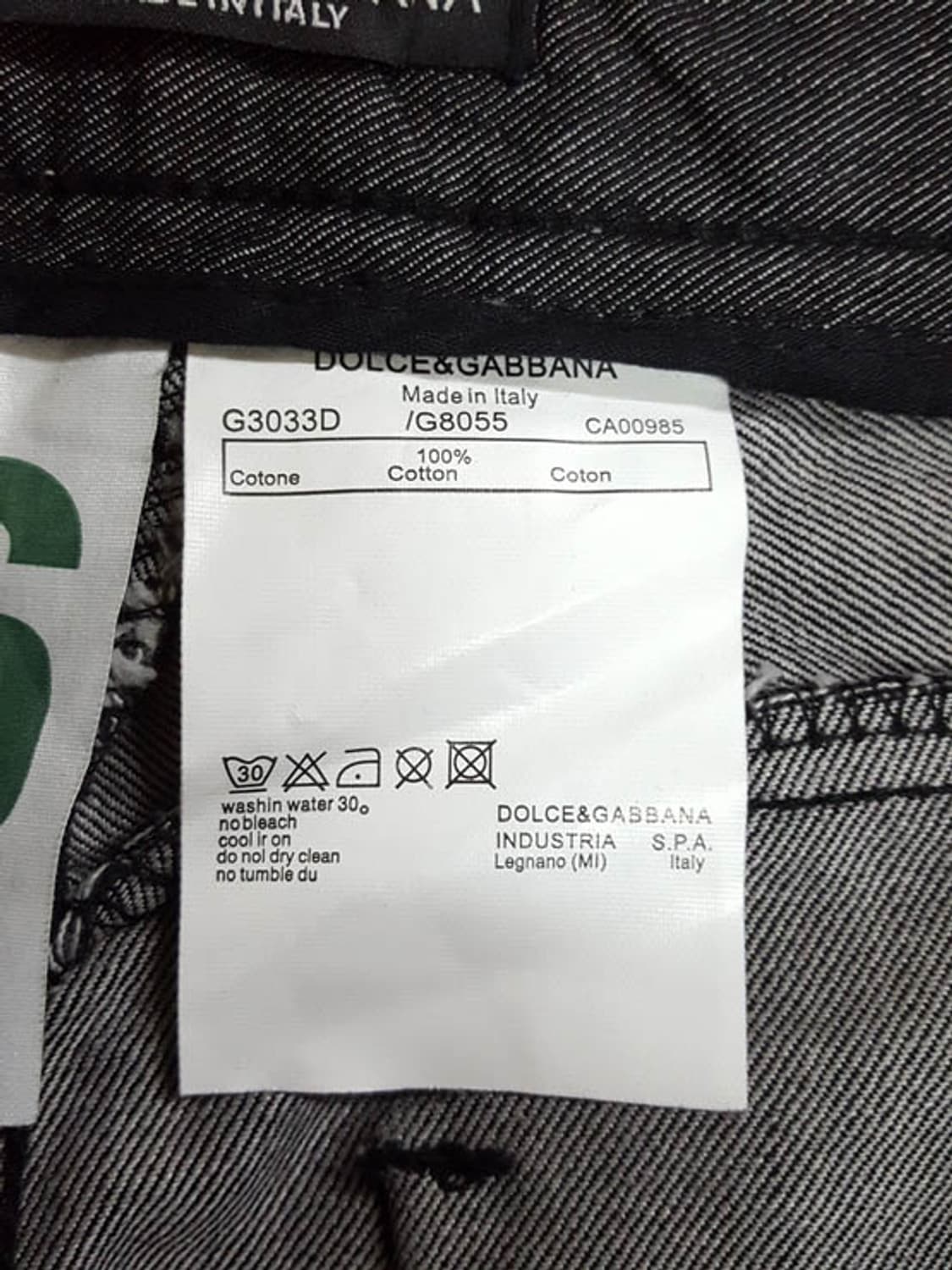 돌체앤가바나 남성 워싱 블랙진 31 상품이미지7