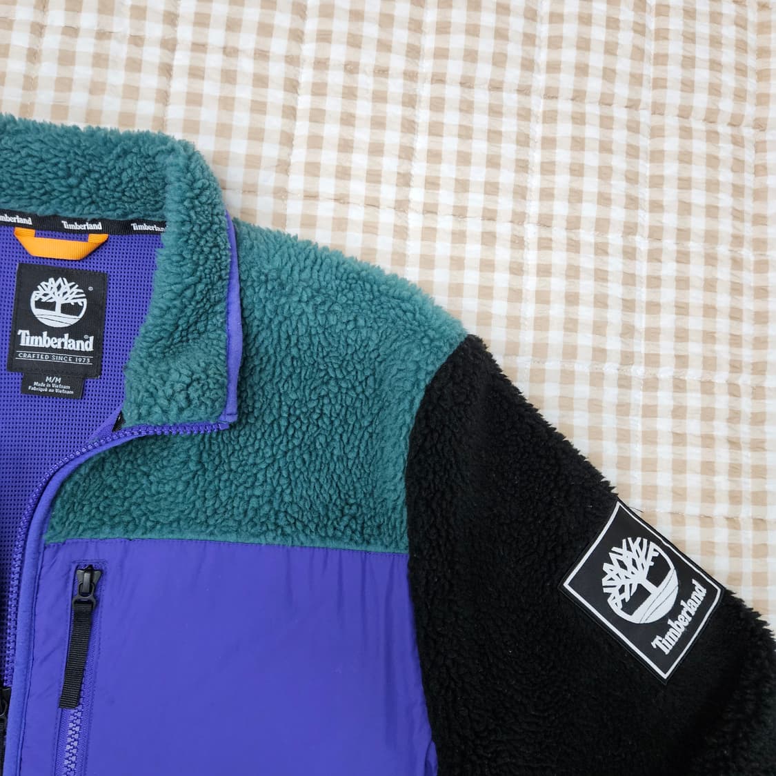 팀버랜드 오버핏 플리츠 집업자켓 남자100 상품이미지3