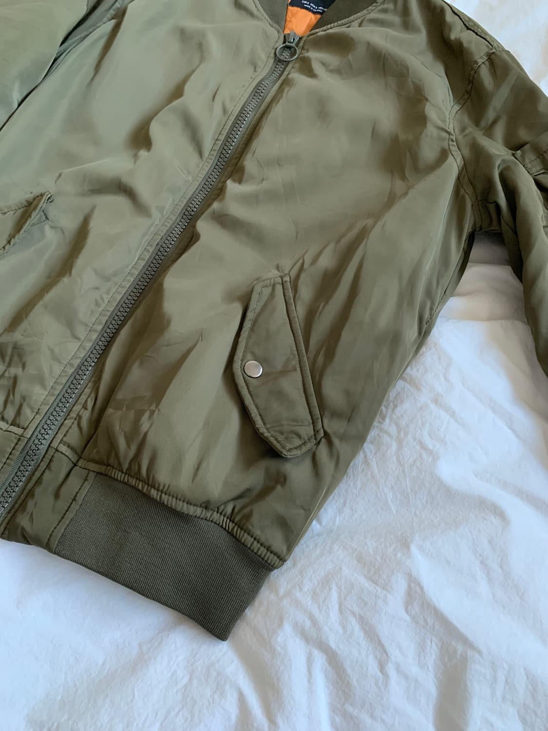 봄 카키 ma-1 상품이미지3