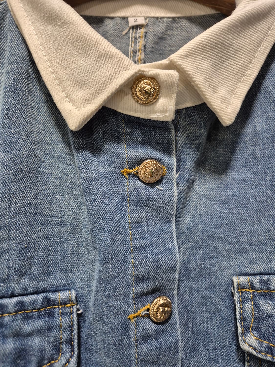 데님 크롭 자켓 상품이미지2