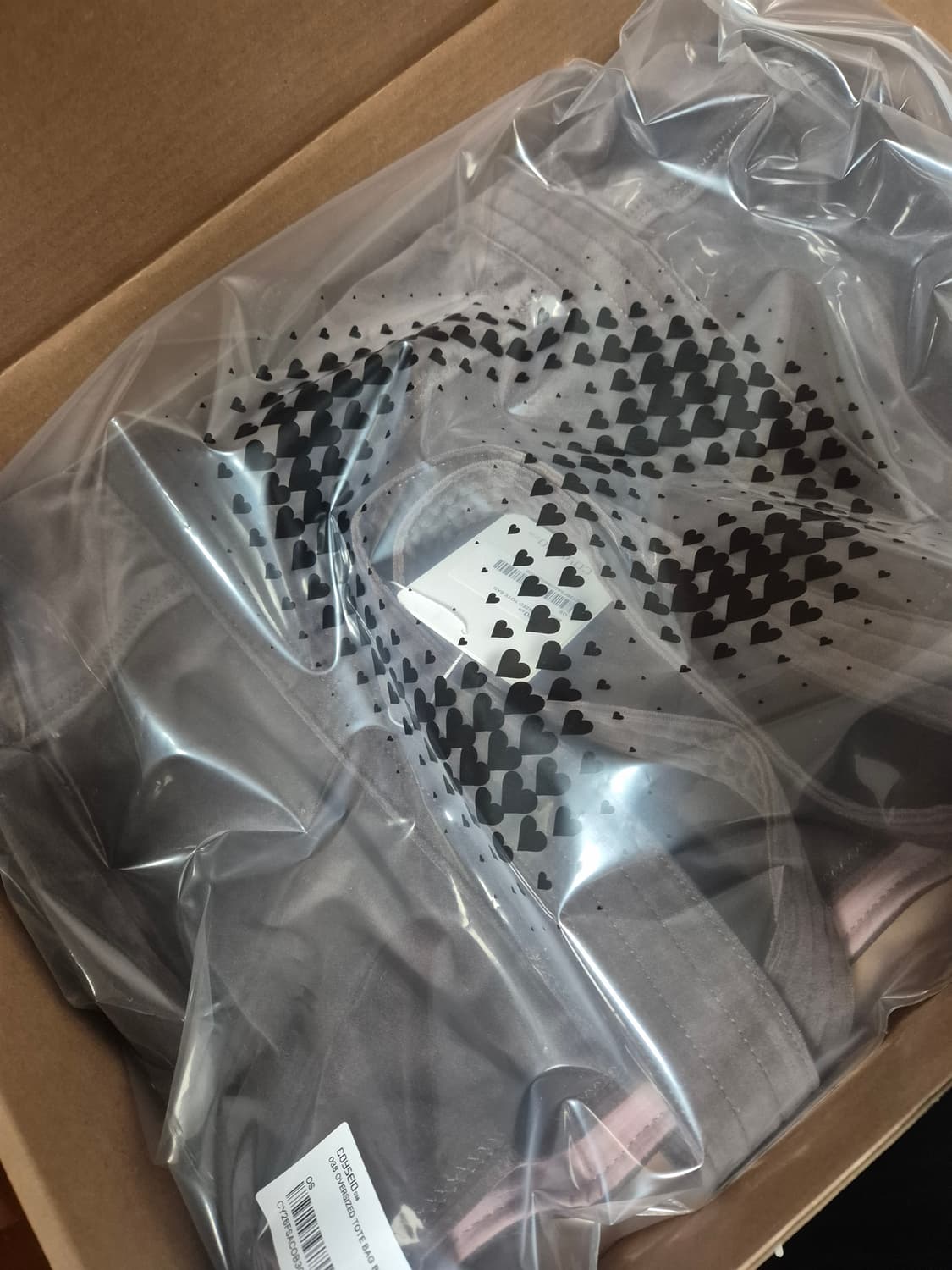 코이세이오038 오버사이즈 토트백 브라운 상품이미지2