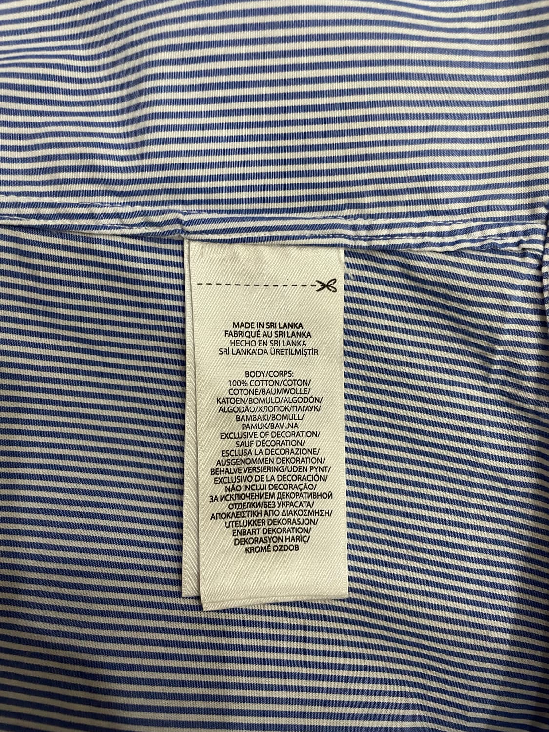 폴로 랄프로렌 스트레치 스트라이프 셔츠 상품이미지6