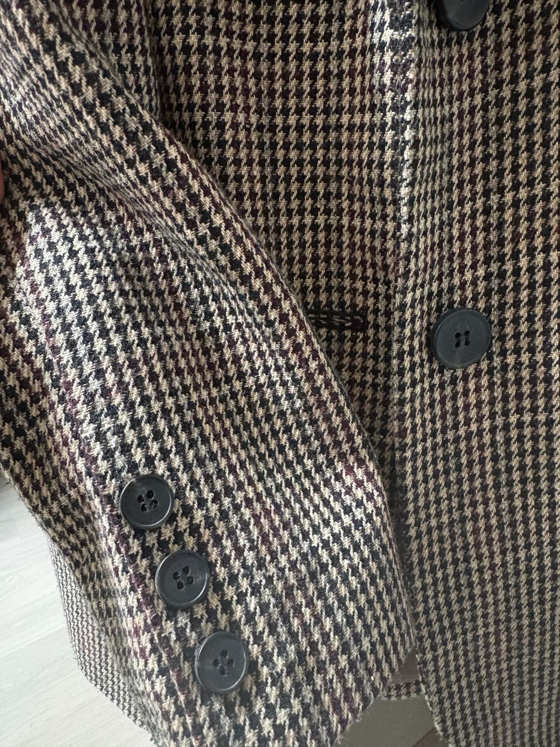 플라스틱 아일랜드 체크 자켓 상품이미지3