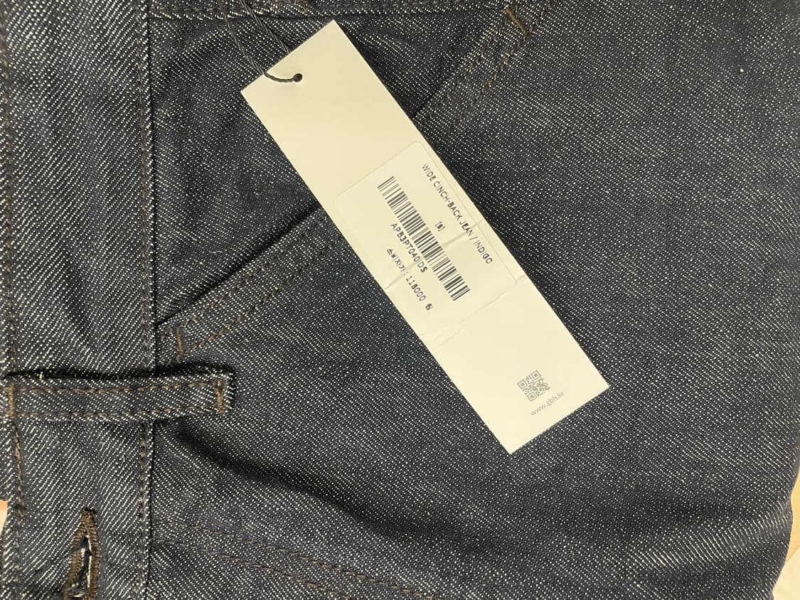 Gbh 25FW CINCH-BACK DENIM / NAVY 상품이미지3