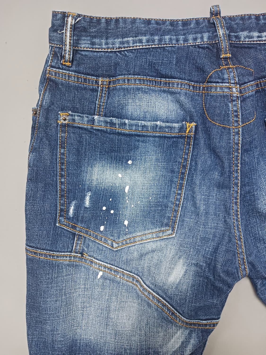 [48] 디스퀘어드2 레드스티치 타이디바이커진 청바지 32 33 상품이미지8