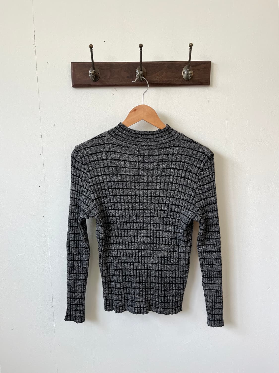 japan vtg 멀티체크 터틀넥  상품이미지3
