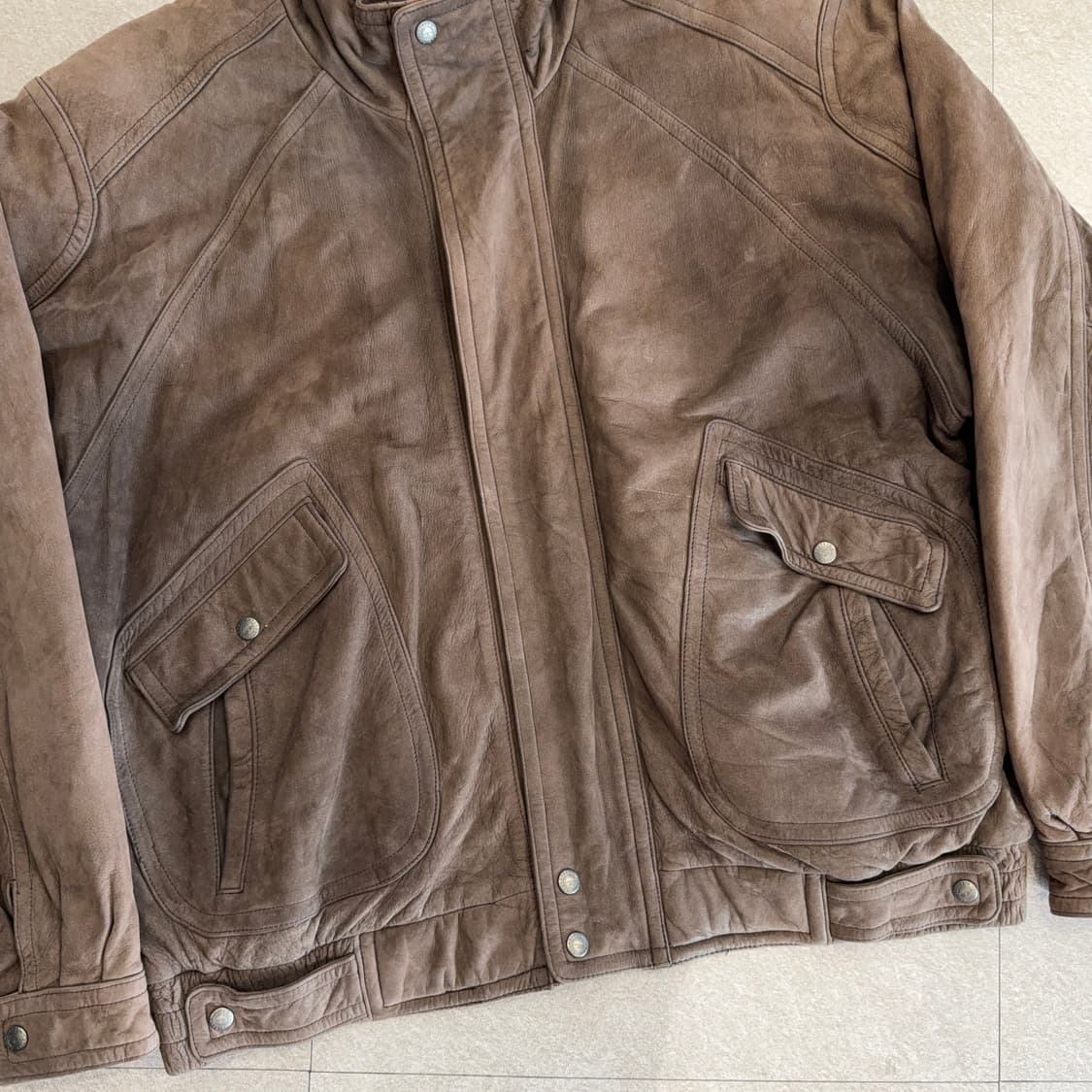 라운드트리앤요크 리얼 레더 자켓 상품이미지2