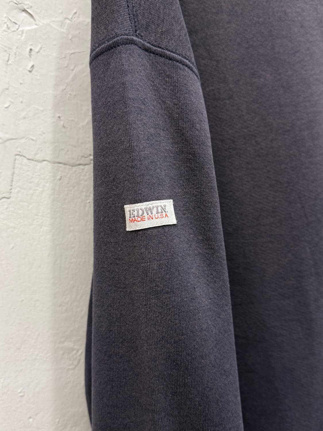 S) 90s USA EDWIN SPORTS Faded Navy Sweat 상품이미지6