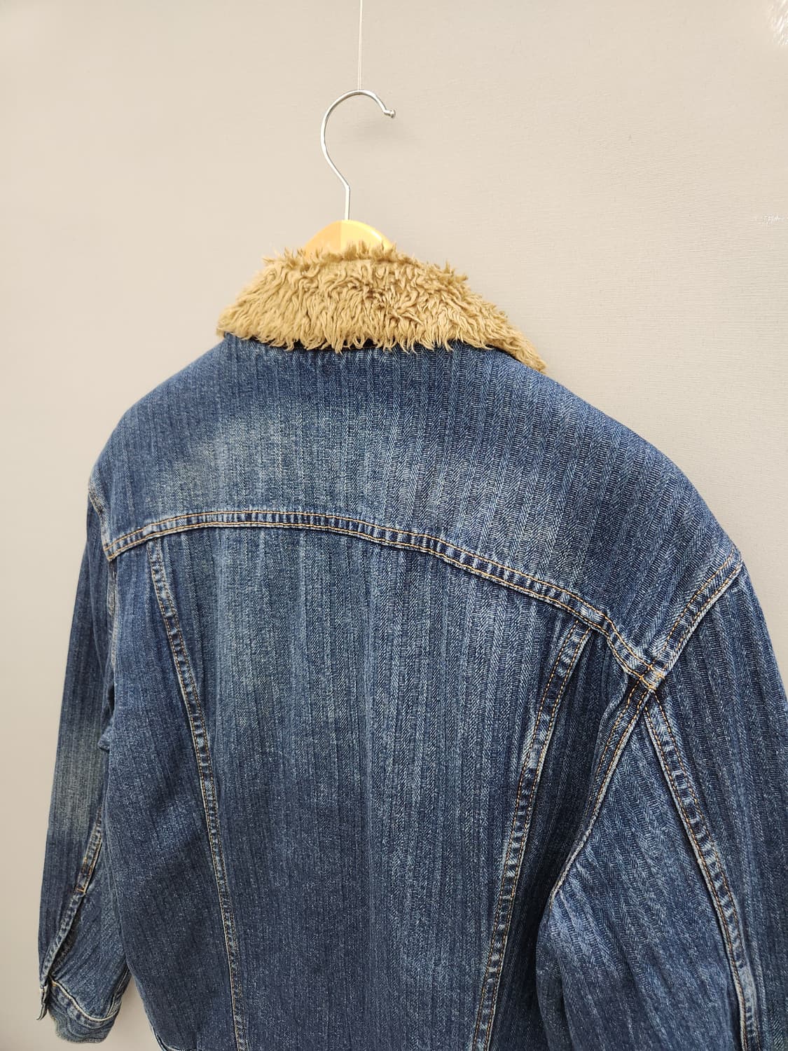 리바이스 쉐르파 안감 퍼 타입쓰리 데님 자켓 청자켓 상품이미지7