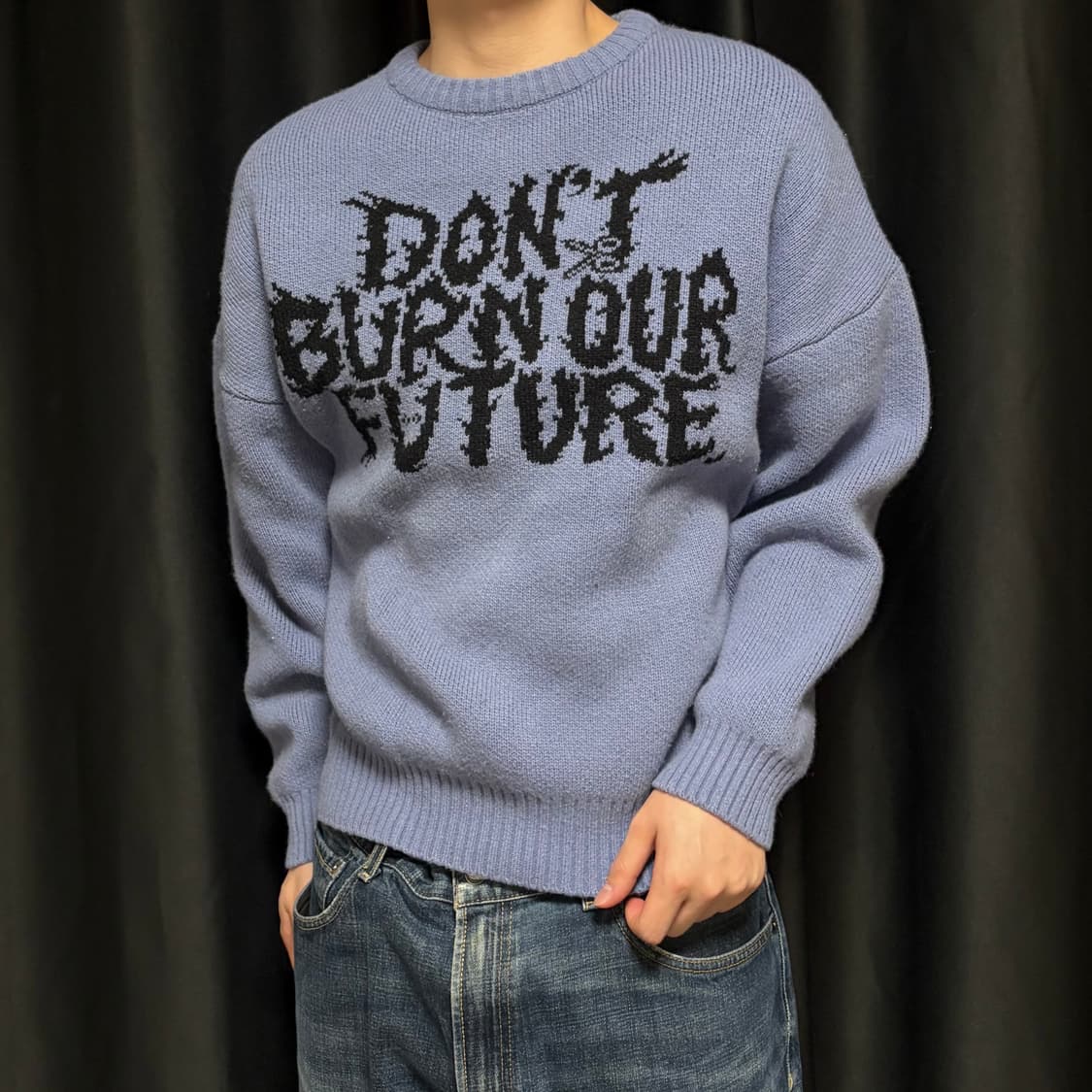 아조바이아조 DBOF Wool Knit Sweater M사이즈 상품이미지3
