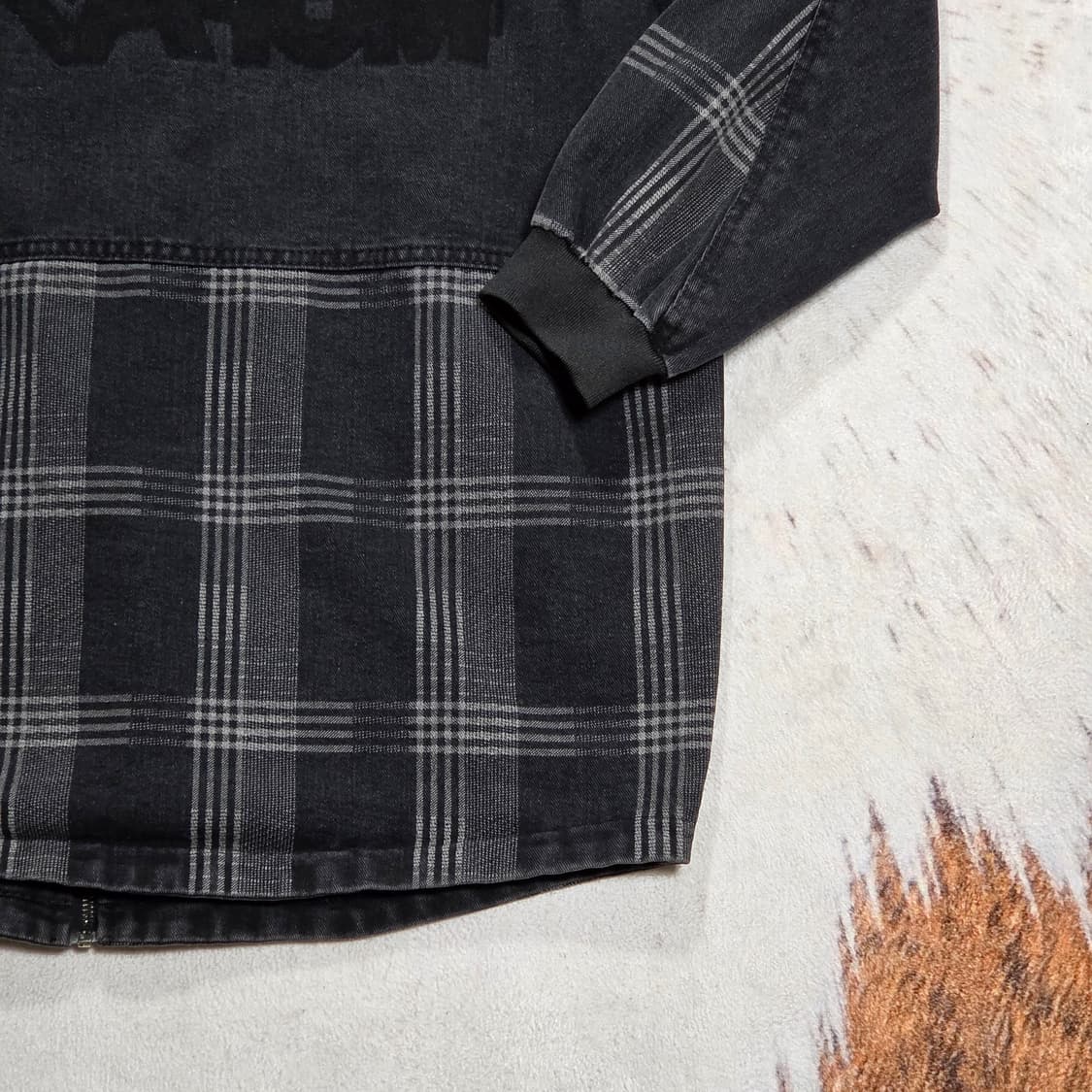 빈티지 패치워크 데님 후드집업 상품이미지7