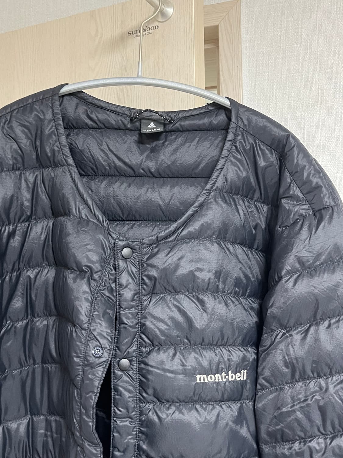 몽벨 남성 수페리어 다운 라운드넥 자켓 블랙 L 상품이미지2