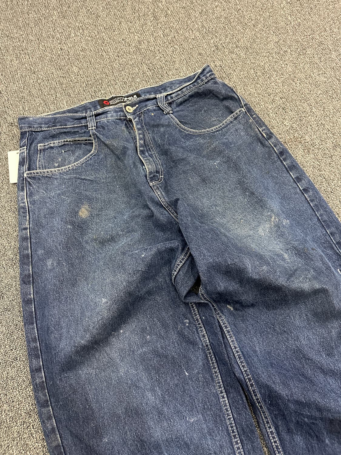 38) 사우스폴 올드스쿨 진청 힙합 데님팬츠 상품이미지7