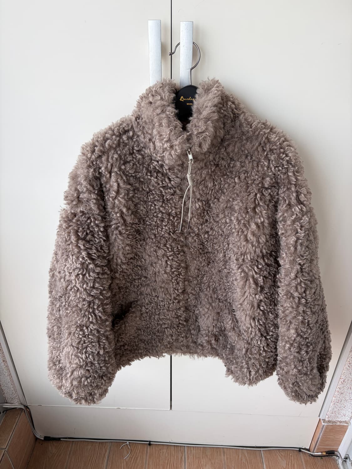 양털 하이넥 집업 상품이미지3