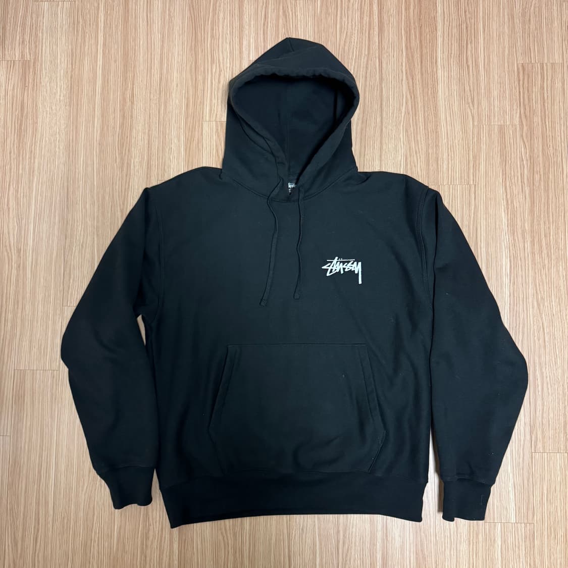 스투시 체리 후드티 블랙 L 상품이미지2