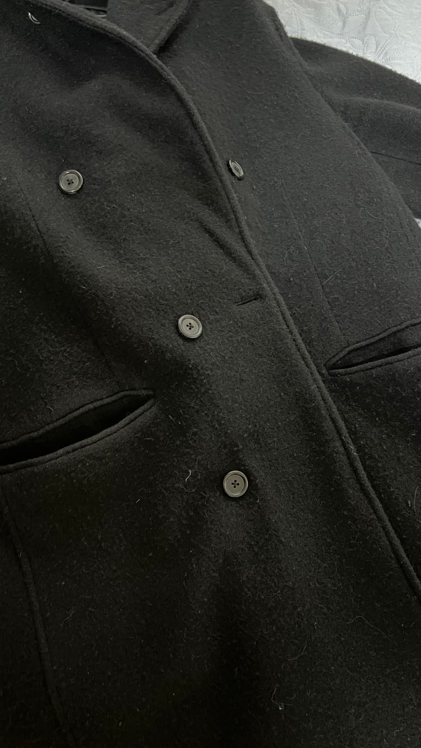 YOUTH boiled wool double coat (S) 상품이미지4