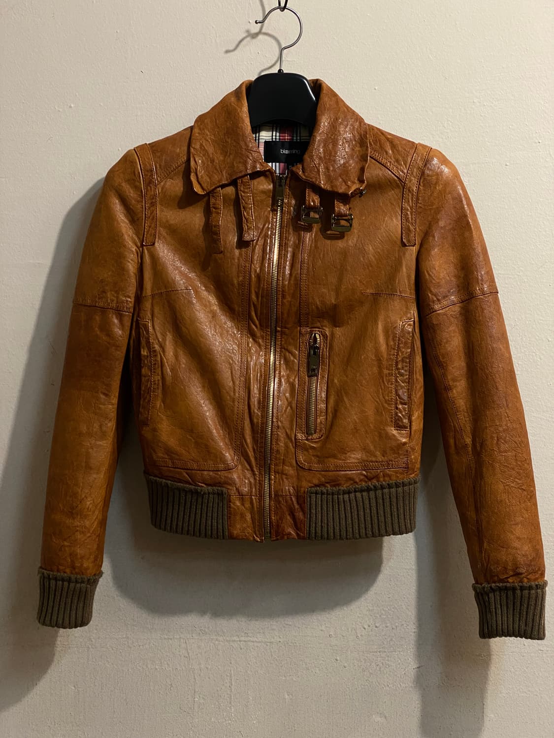 유즈드 레더 자켓 상품이미지1