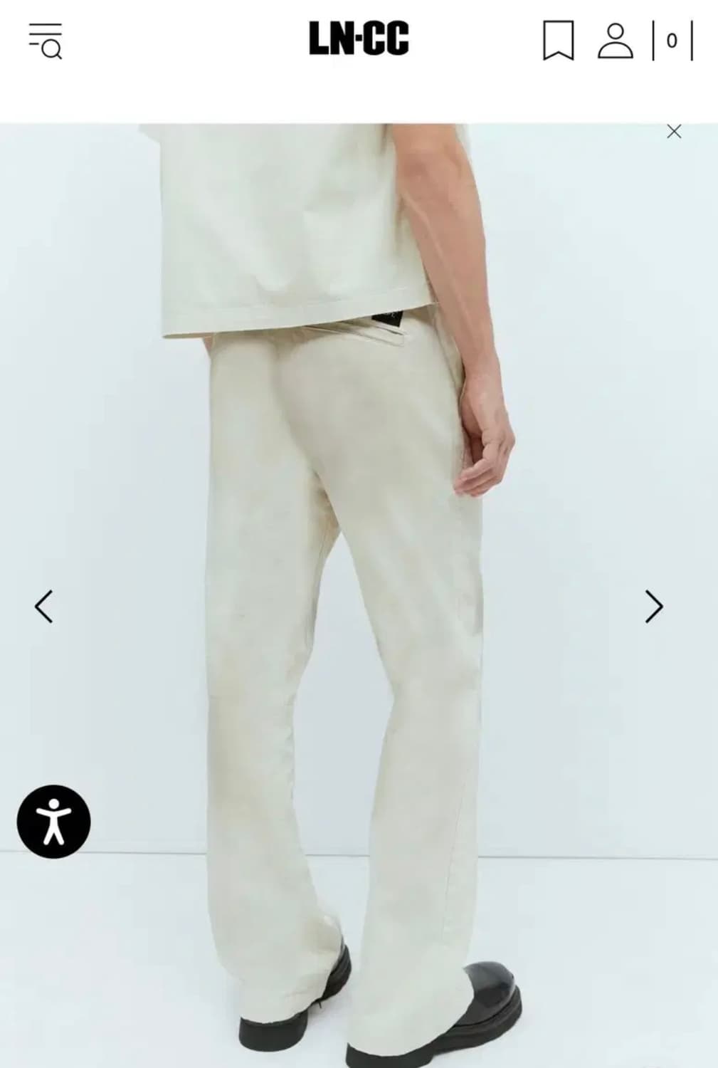 25시즌 갤러리 디파트먼트 치노 라플레어 팬츠 상품이미지2