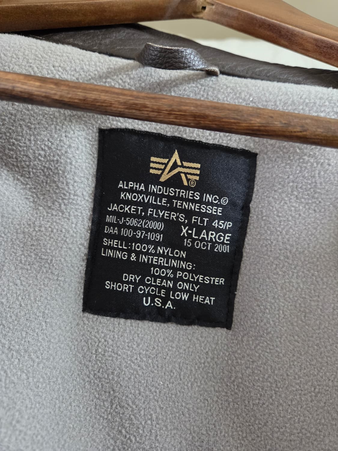 알파인더스트리 CWU-45P 플라이트 ma-1 봄버 자켓 상품이미지7