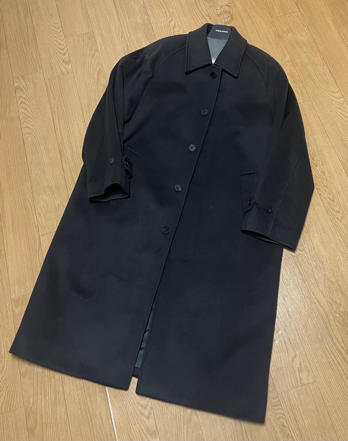 인사일런스 마펠 캐시미어 발마칸 코트 MUD GREY(L) 상품이미지2