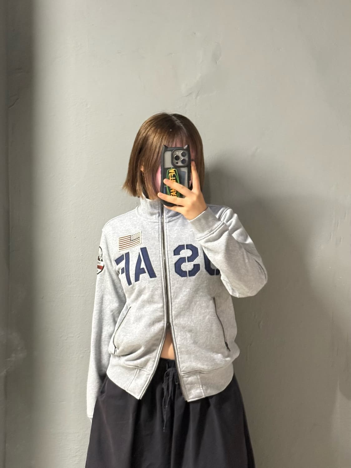 Avirex USAF lettering zip-up 상품이미지2