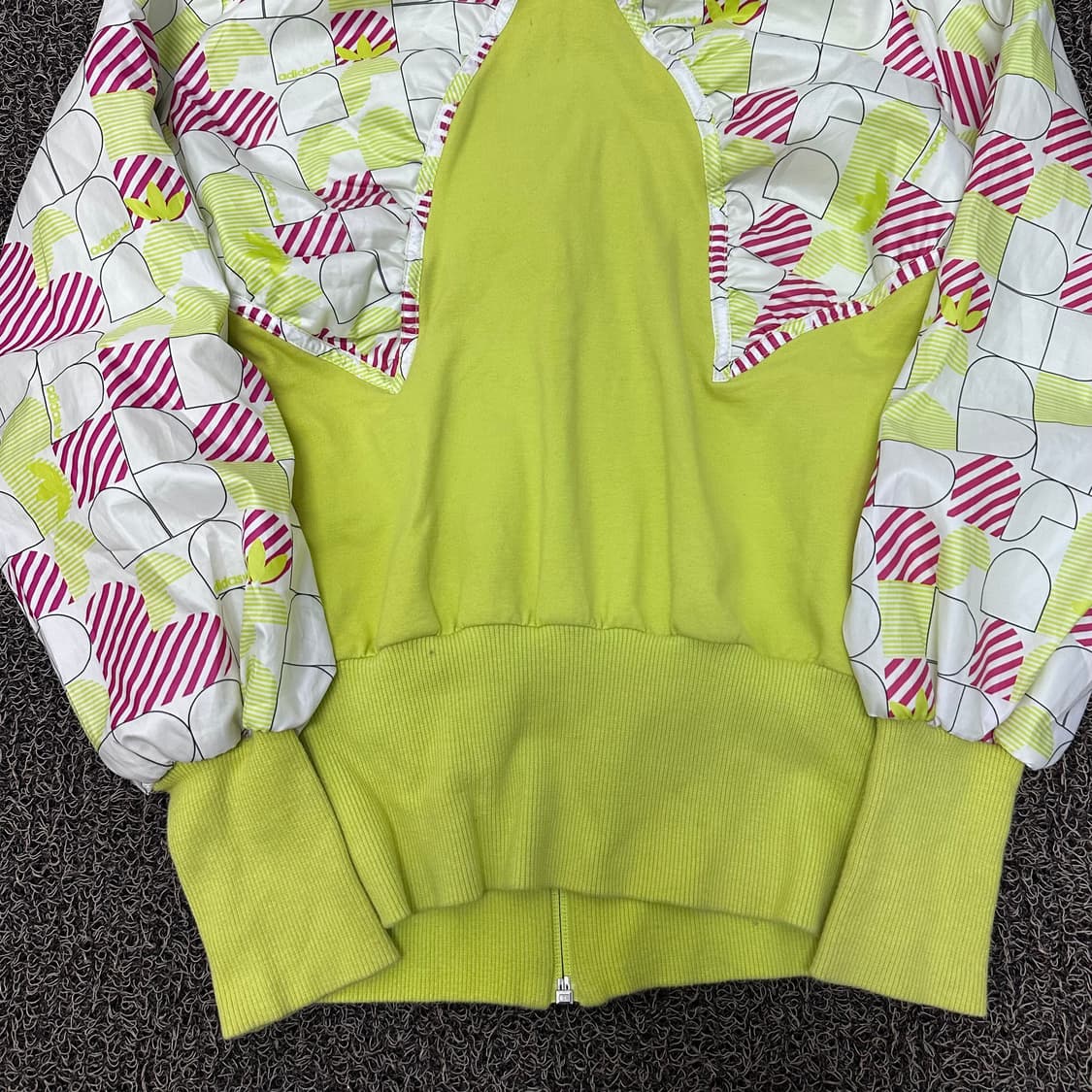 아디다스 형광 여성 트랙탑 집업 자켓 패턴 90(S) 상품이미지7