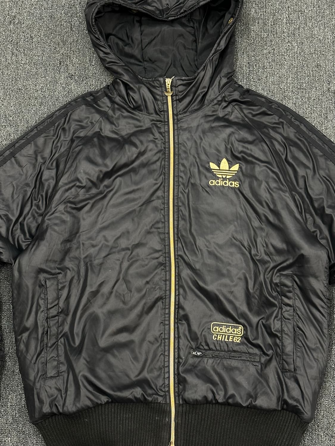 M)아디다스 빈티지 파이어버드 글로시 트랙 패딩자켓 상품이미지4