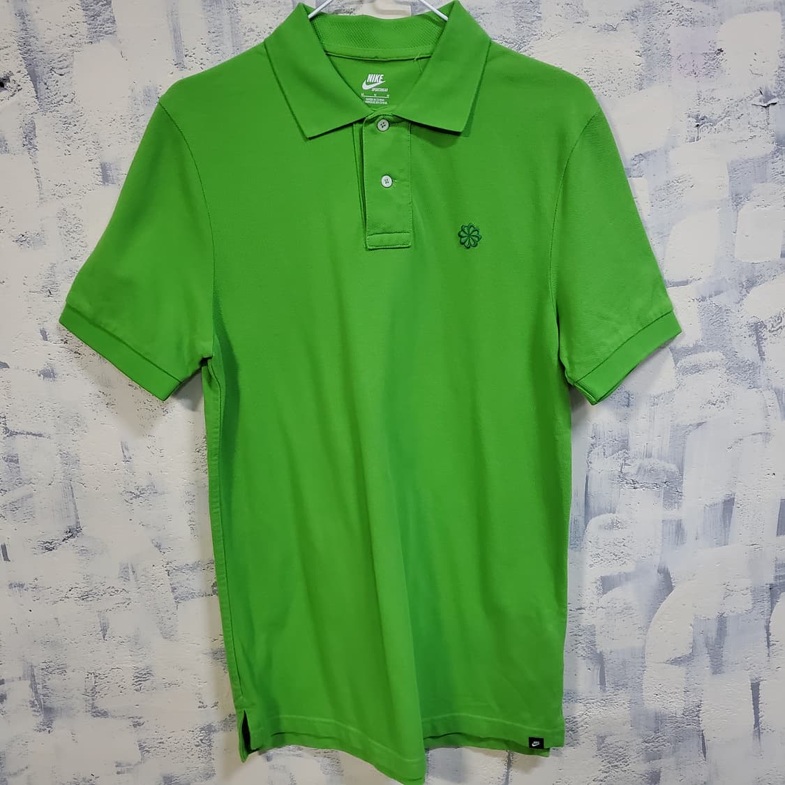 나이키 스포츠 반팔 카라티 그린  상품이미지1