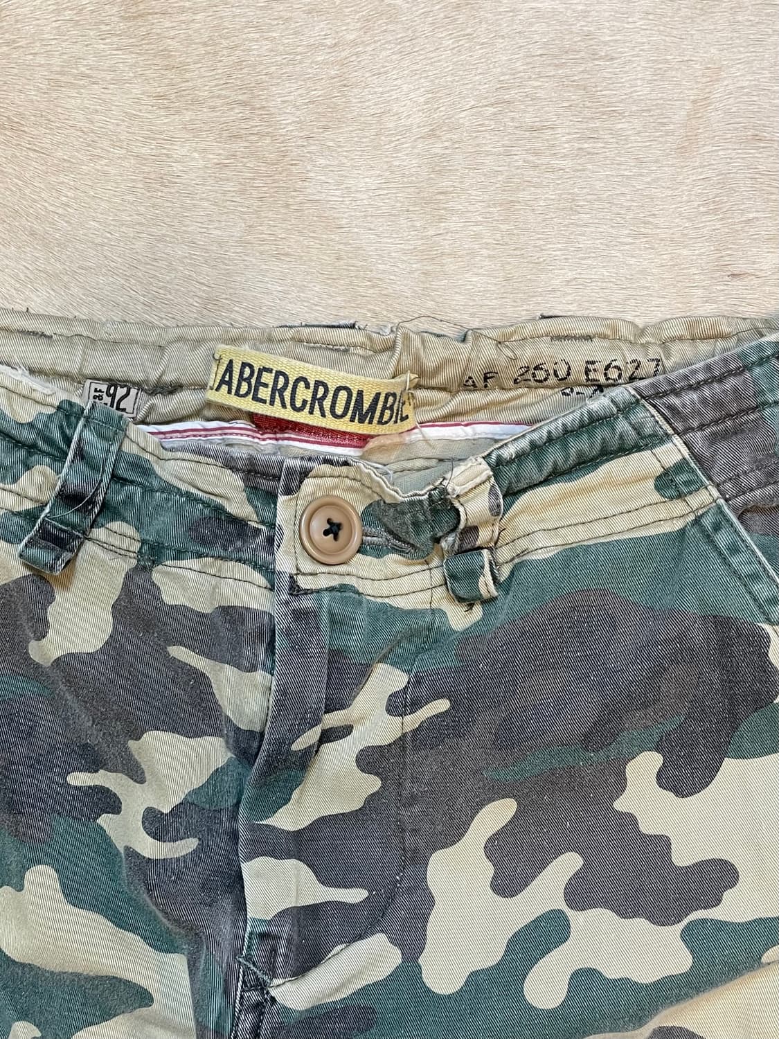 아베크롬비 카모 멀티포켓 와이드 카고 팬츠 상품이미지2