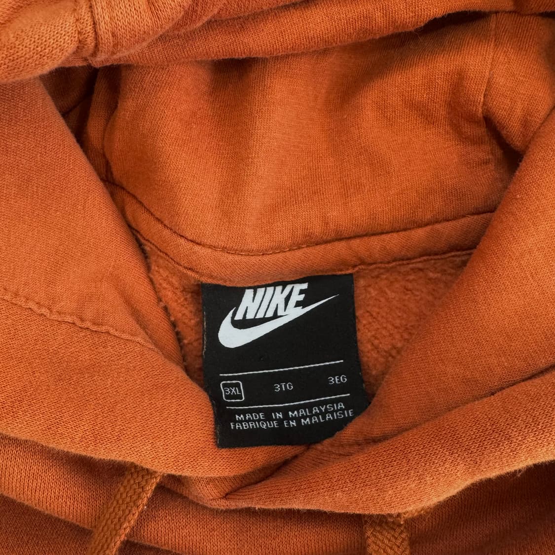 Nike 나이키 스몰로고 오렌지 후드티 상품이미지5