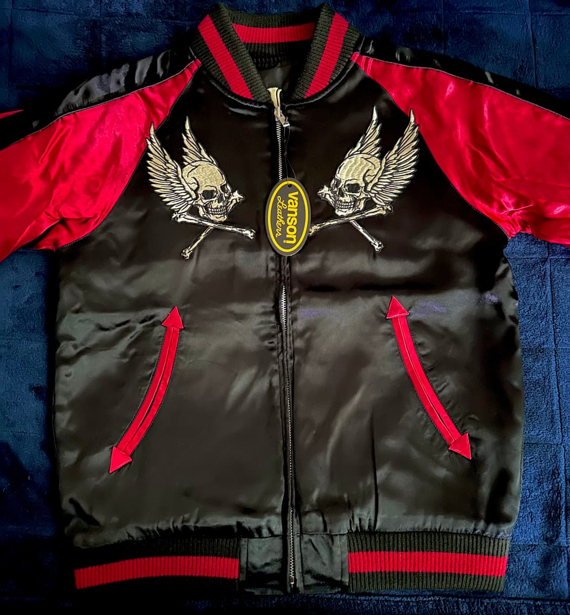 밴슨 레더 리버시블 자켓 스카잔 수베니어자켓 ma1 스타디움자켓 상품이미지1