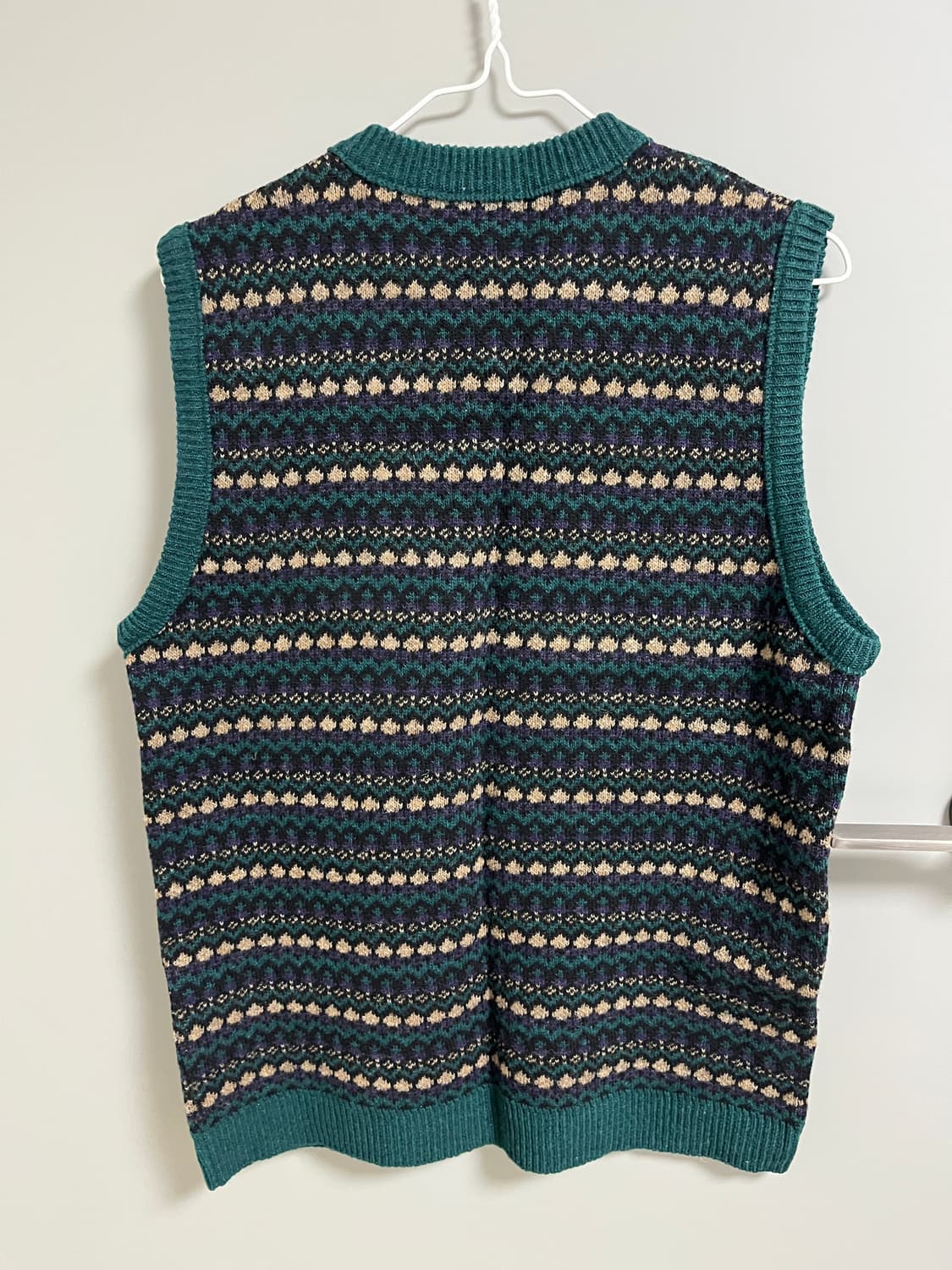 kolor Beacon 패턴 니트 조끼 상품이미지3