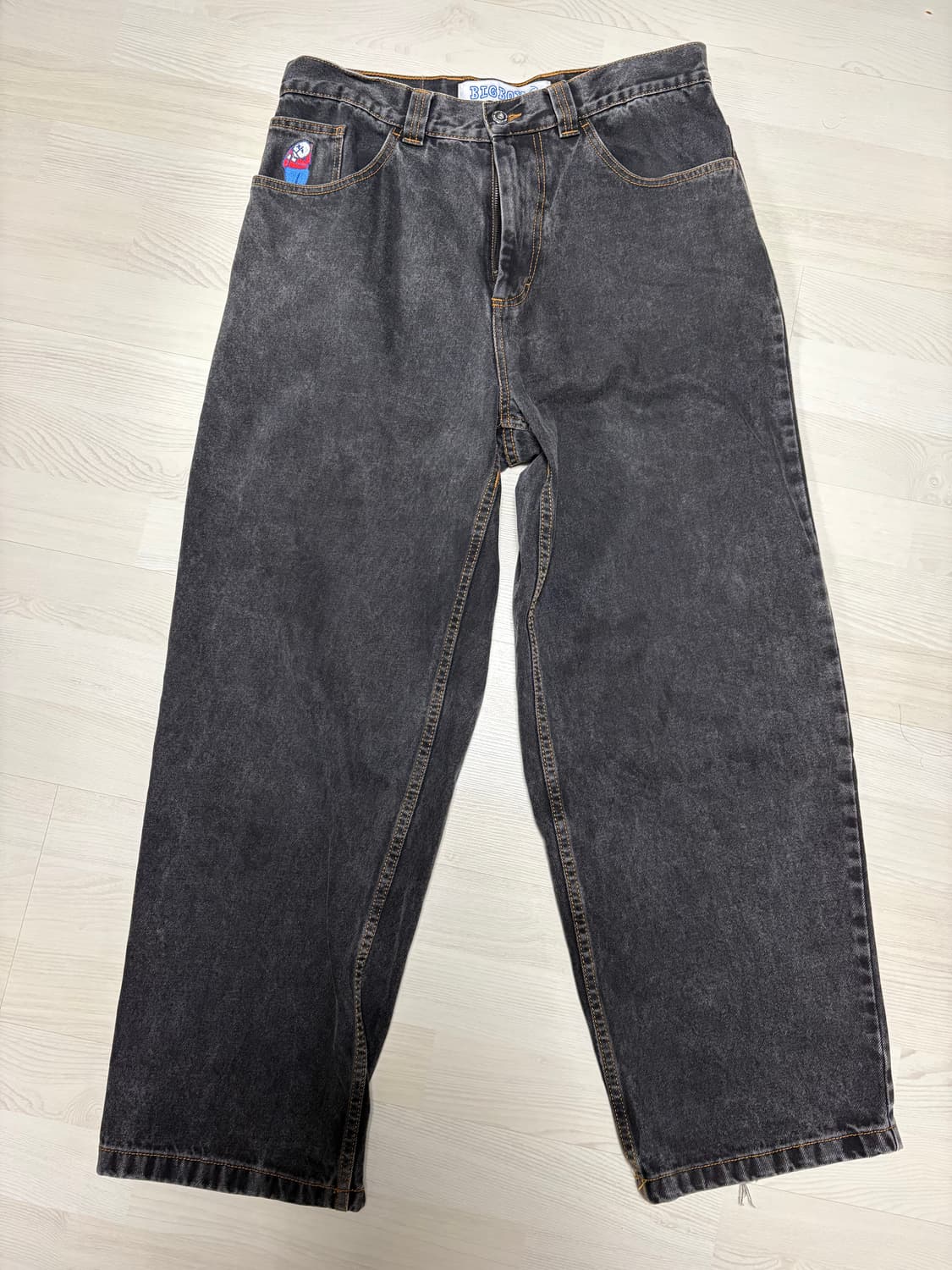 Big Boy Jean구형  (Washed Black , M size) 상품이미지1