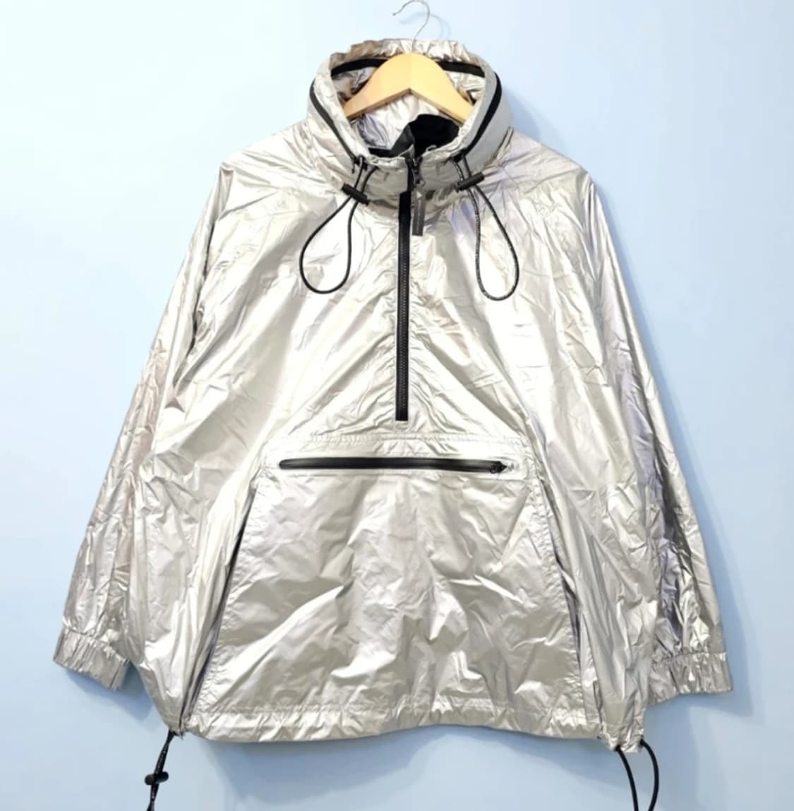 아디다스 스텔라맥카트니 실버 메탈릭 아노락 55반 상품이미지4