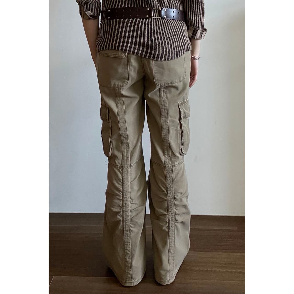 Sly Beige Cargo Pants 상품이미지3