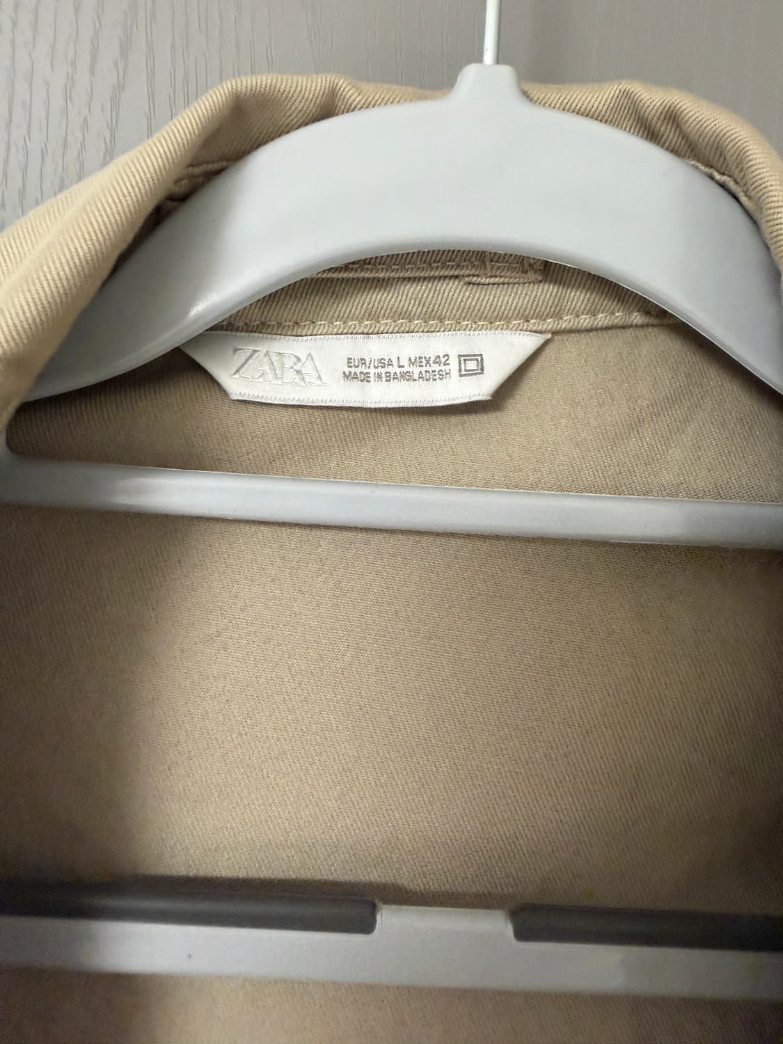 ZARA 베이지 코튼 자켓 상품이미지6