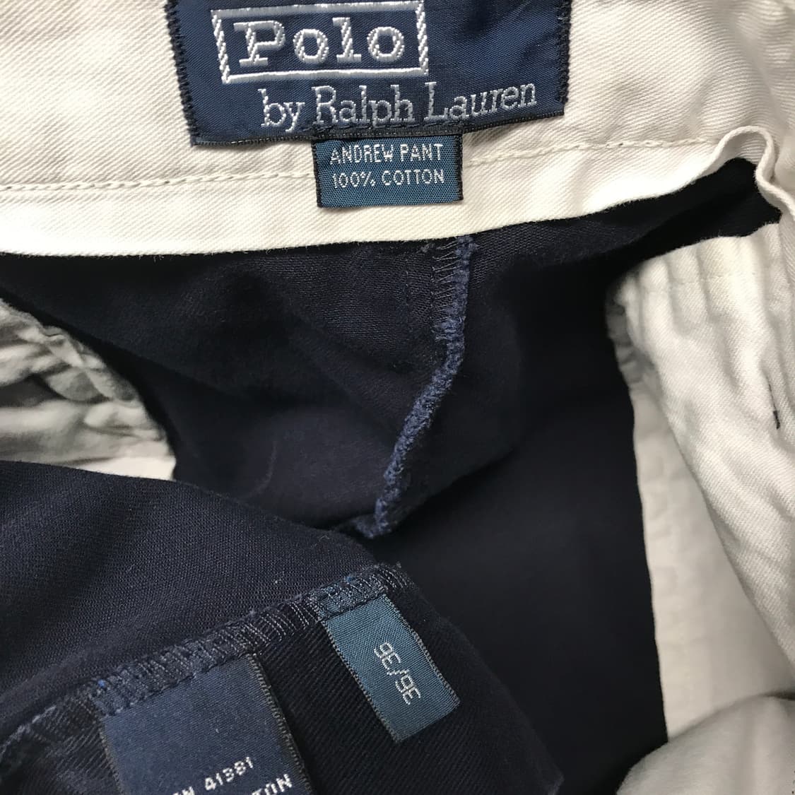 폴로 랄프로렌 네이비 치노 팬츠 36/36 상품이미지6