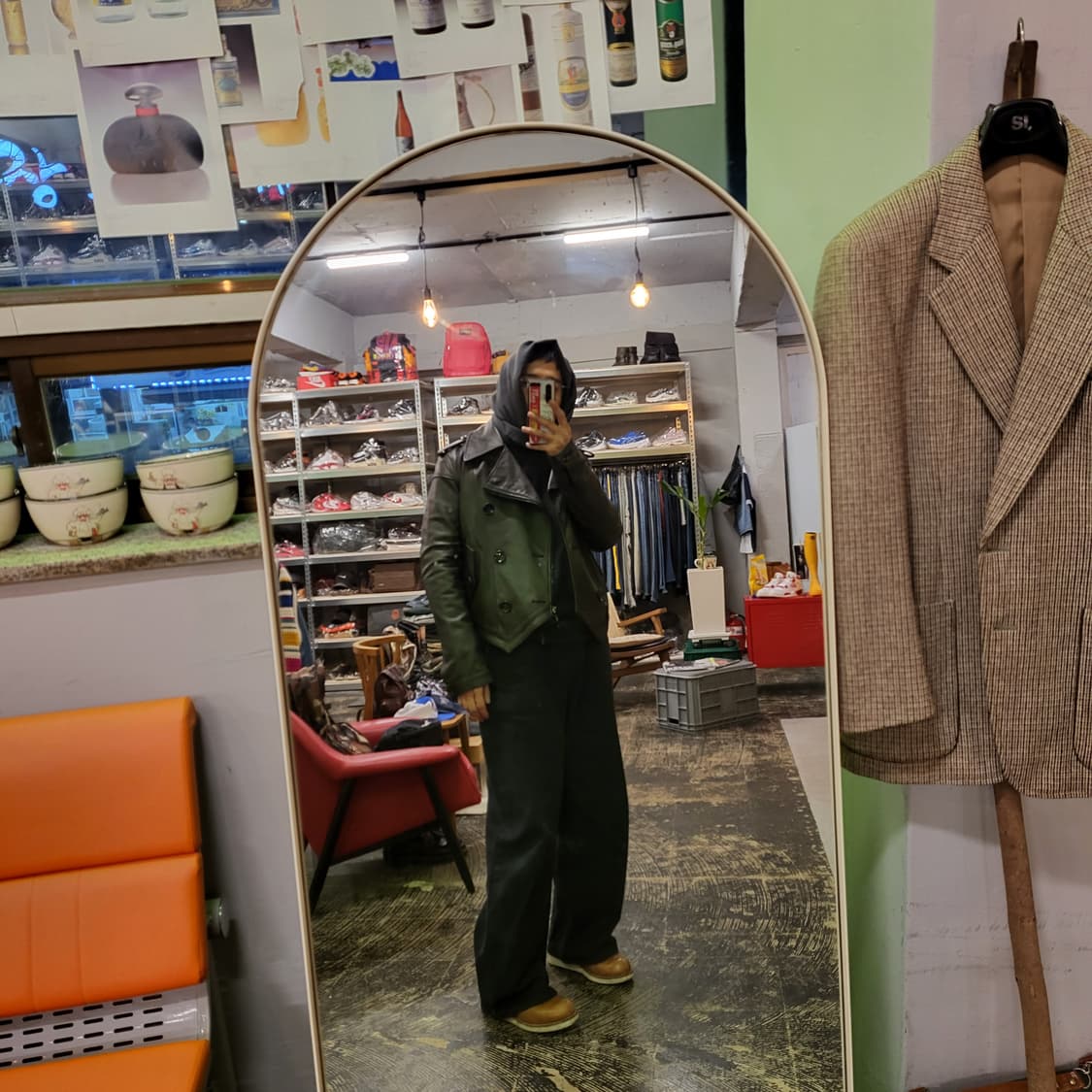 제너럴 아이디어(GENERAL IDEA) 양가죽 자켓 (52) 상품이미지10