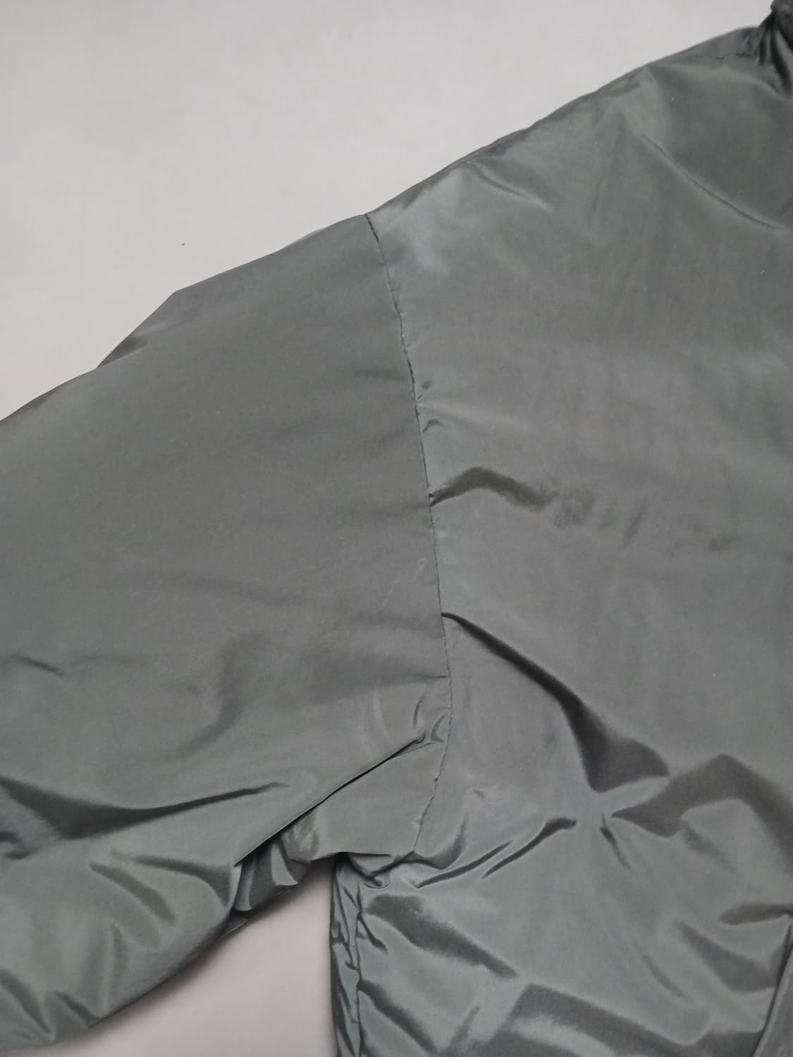 [L] 라퍼지스토어 덕다운 미니멀 블루종 푸퍼 패딩 차콜 상품이미지4